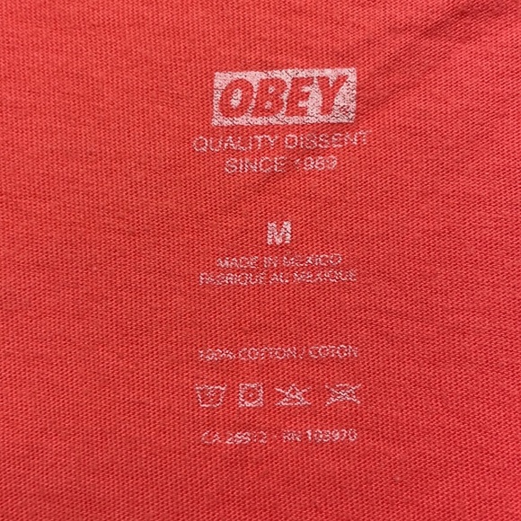 Obey Mens Tank Top Size Medium - Picture 3 of 4